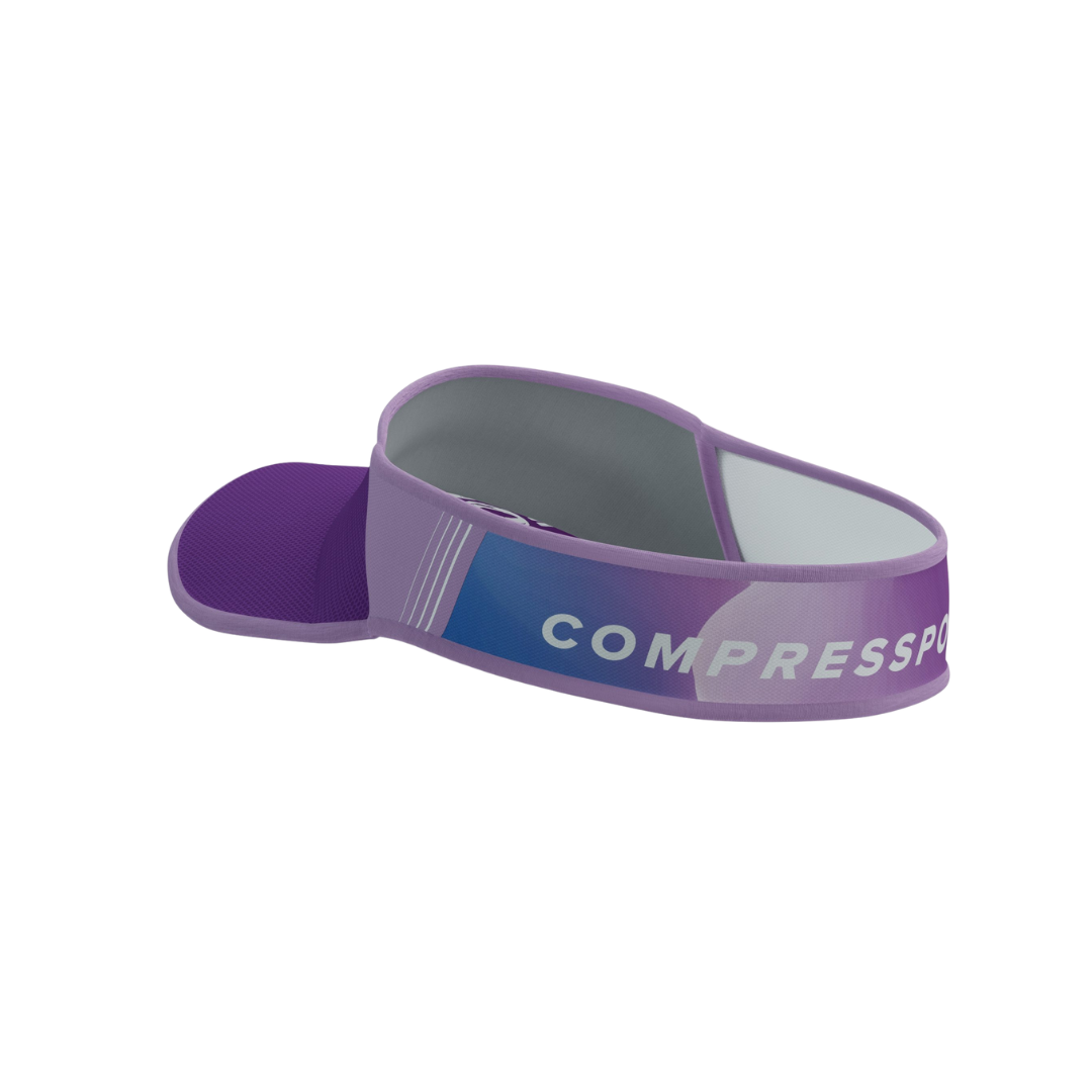 Visera Compressport Ultralight Royal Lilac White
