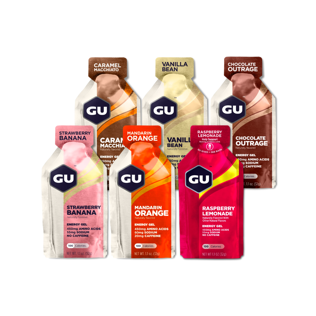 Gel Energético GU Pack 6 unidades Mix Sabores