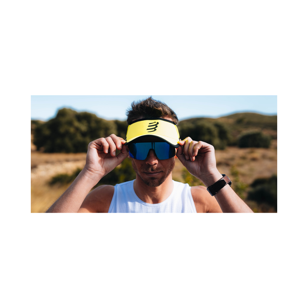 Visera Compressport Ultralight Yellow Black