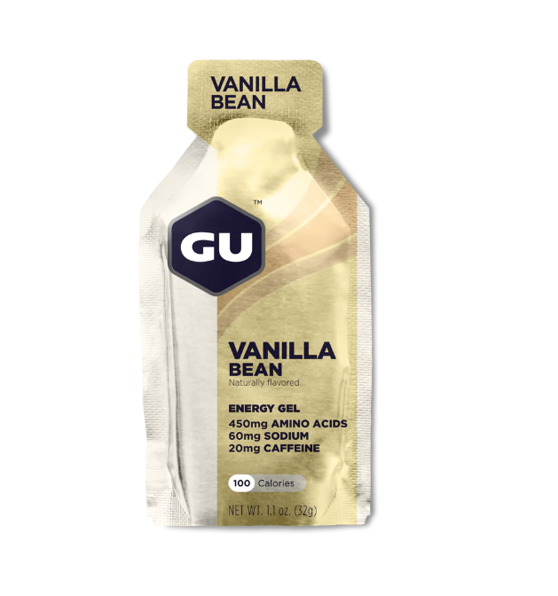 Gel Energético Gu Pack 6 unidades Sabor Vainilla Bean