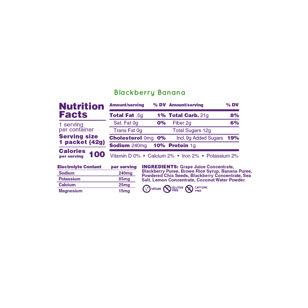 Gel Energético Hüma Mora Plátano - Pack de 6