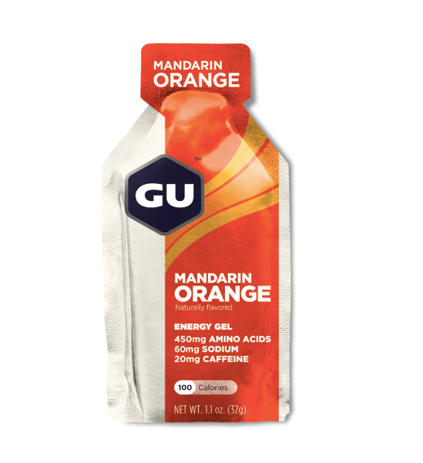 Gel Energético GU Pack 6 unidades Sabor Mandarin Orange