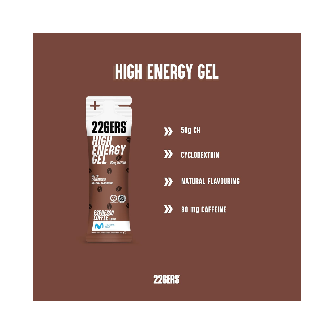 Gel Energético 226ers High Energy Espresso Coffee – Pack 6 Unidades