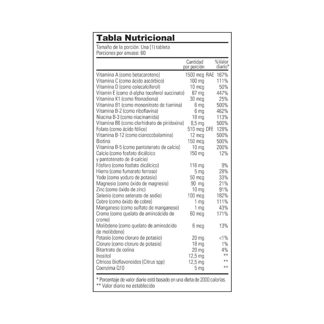 Multi Senior Sunvit 60 Tabletas