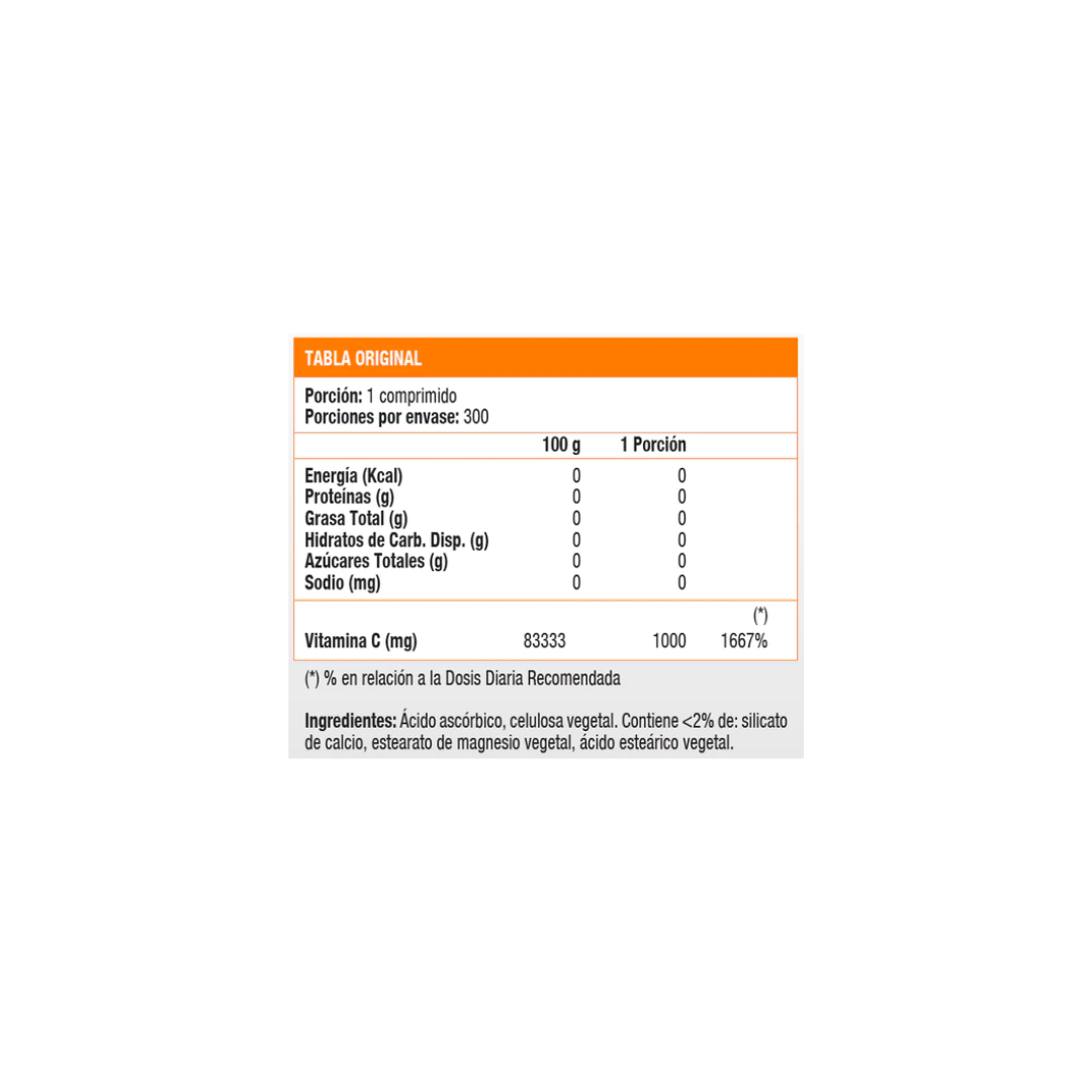 Vitamina C 1000mg Sundown 300 cápsulas