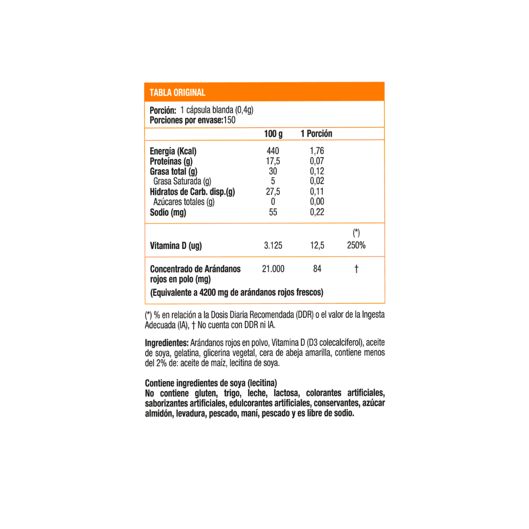 Super Cranberry For Her 8400 mg Sundown 150 cápsulas