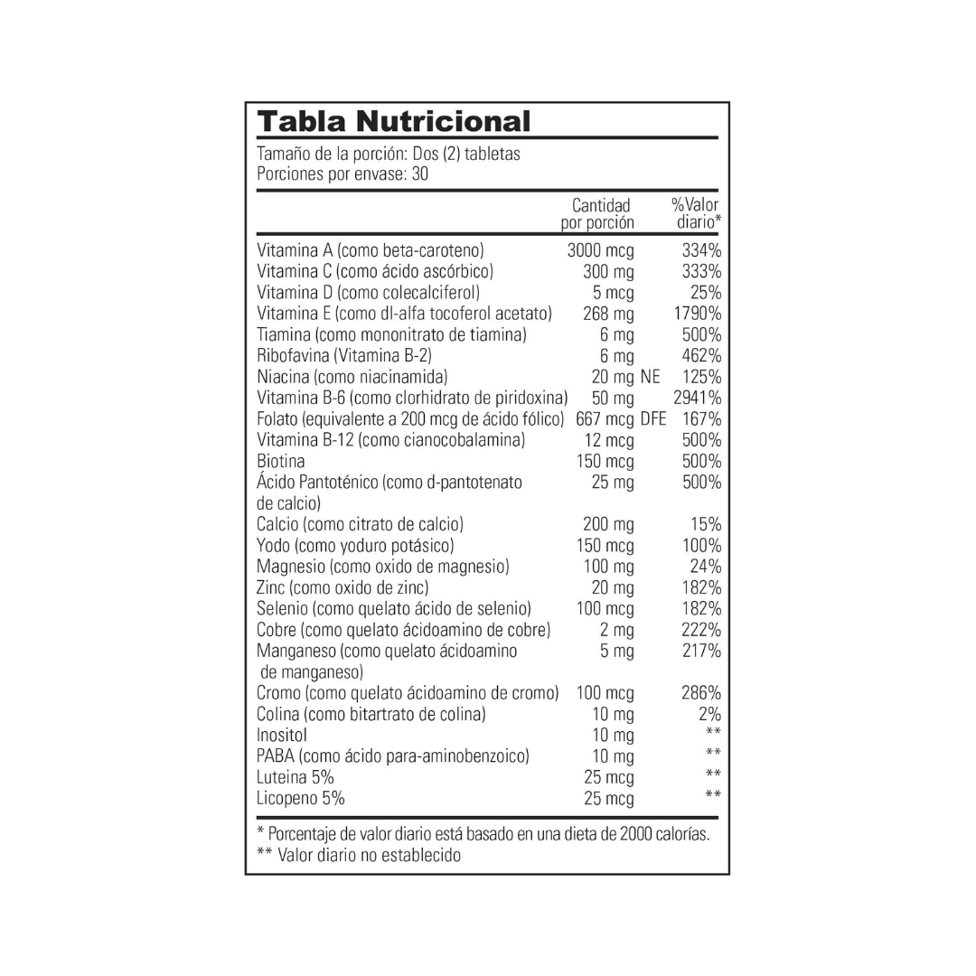 Multi Men Sunvit 60 Tabletas