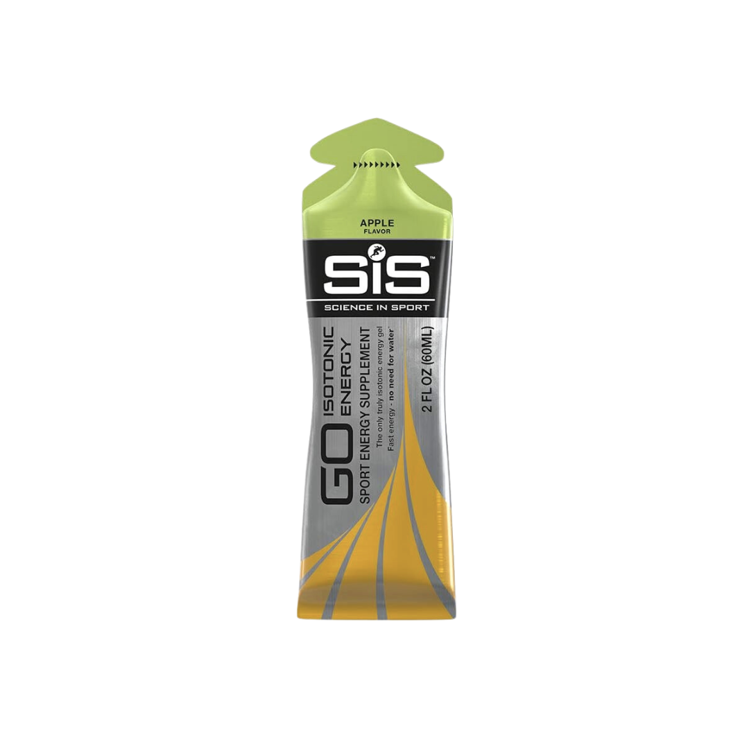 Gel Go SIS, Isotónico, Sabor Manzana (6 unidades)