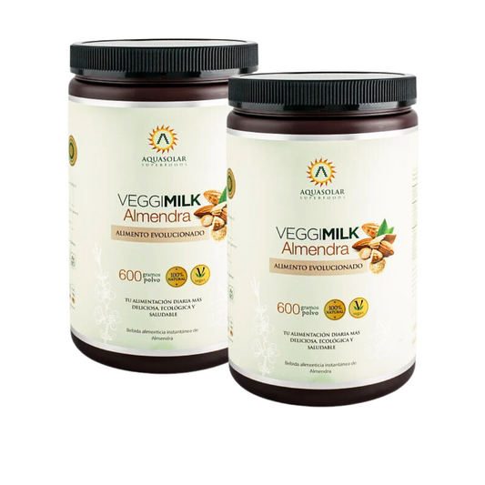 VeggiMilk Almendra Aquasolar 600 Grs - Pack de 2 Uds.