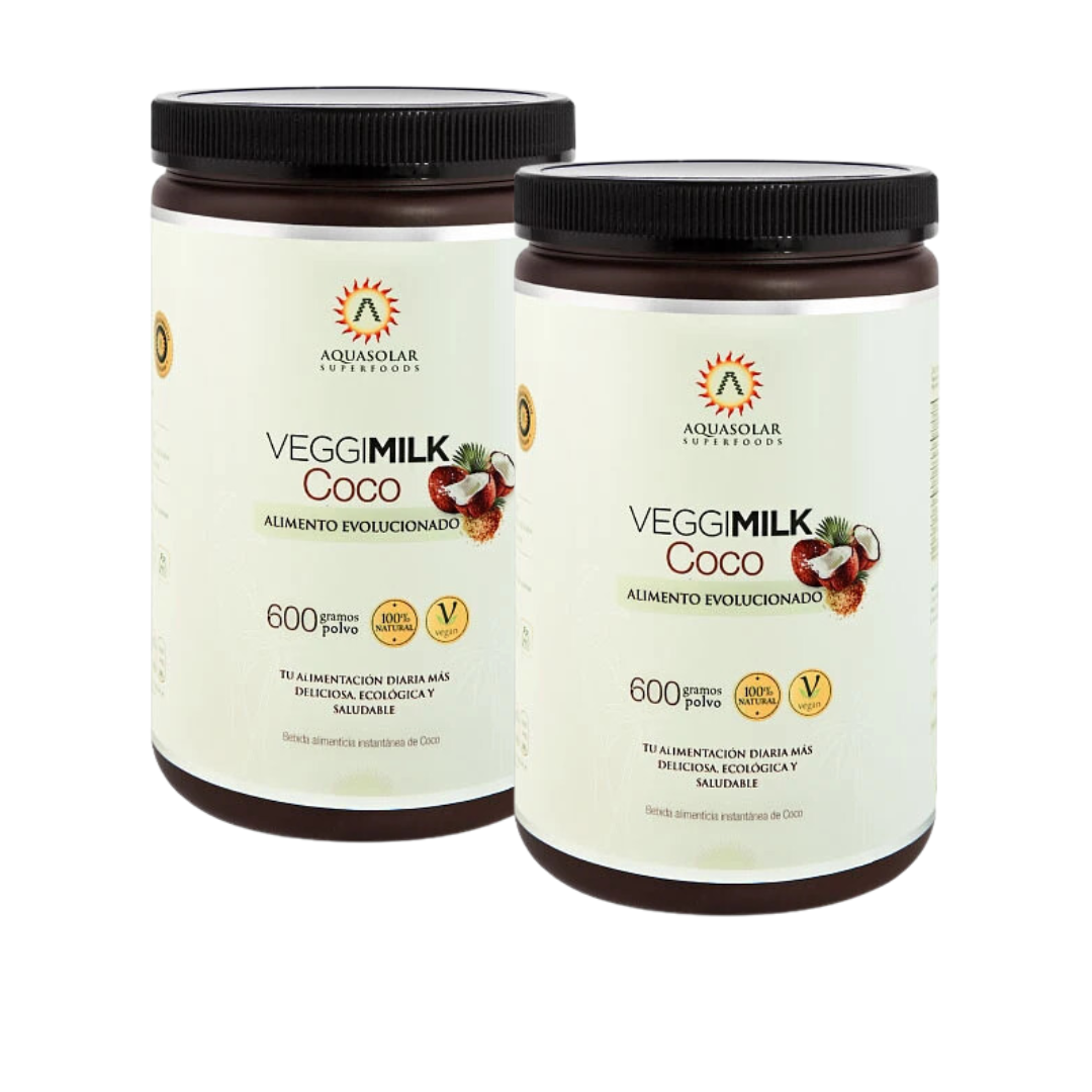 VeggiMilk Coco Aquasolar 600 Grs - Pack de 2 Uds.