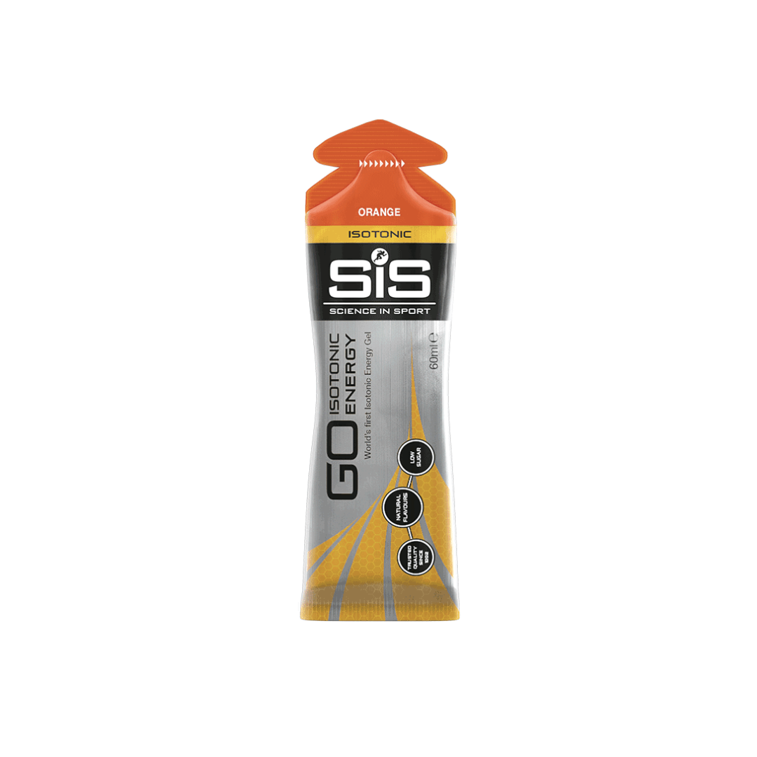Gel Go SIS, Isotónico, Sabor Naranja (6 unidades)