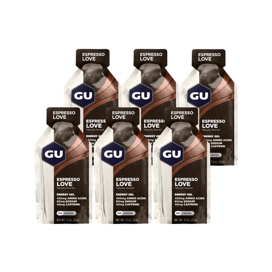 Gel Energético GU Pack 6 unidades Sabor Espresso Love