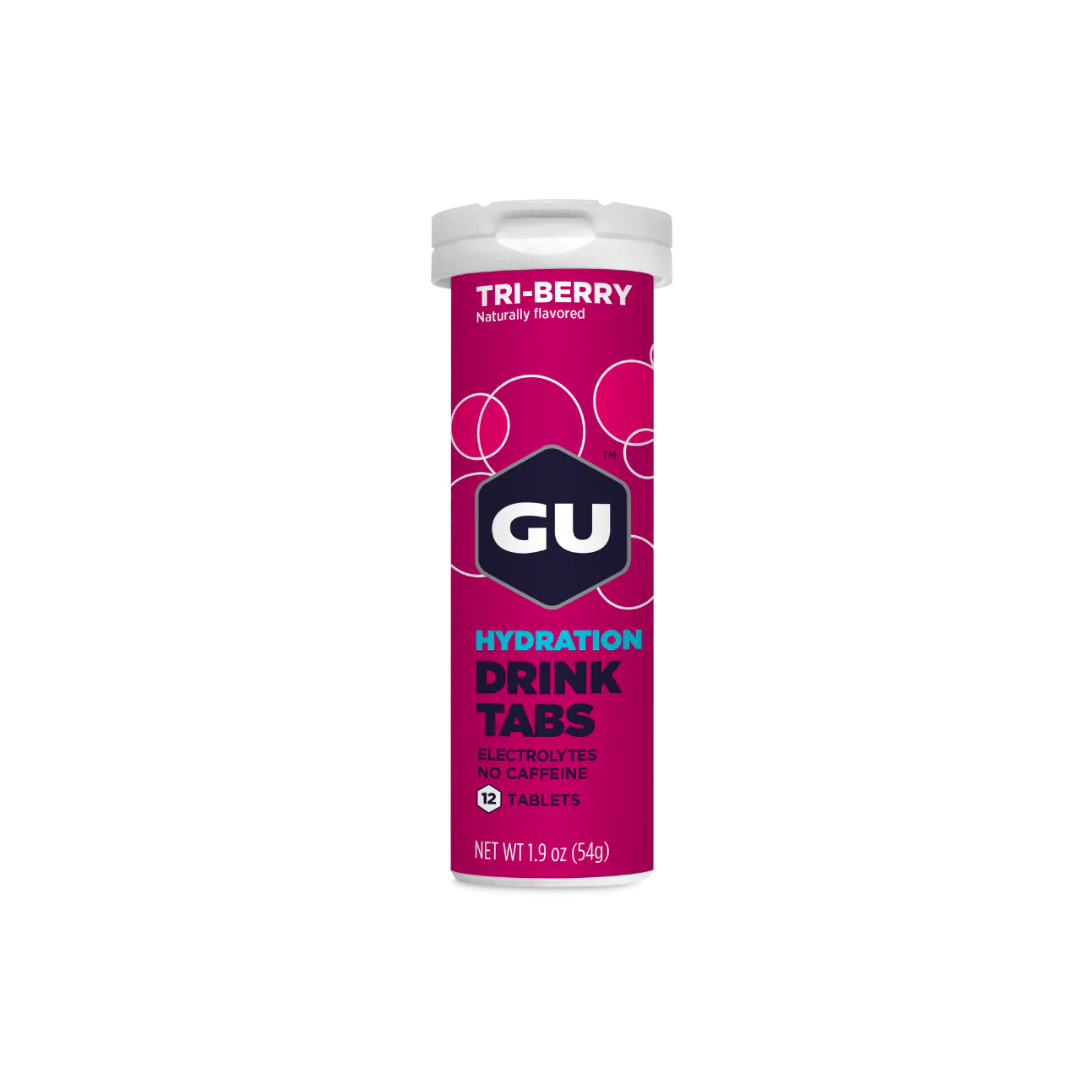 Gu Hidratante Isotónico con Electrolitos / Sabor Tri Berry