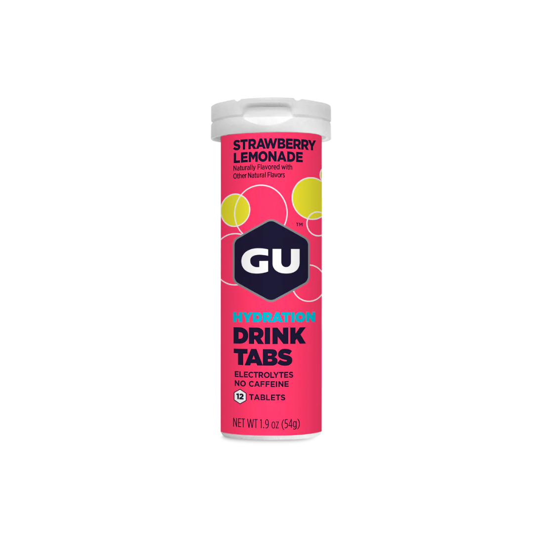 Gu Hidratante Isotónico con Electrolitos / Sabor Strawberry Lemonade