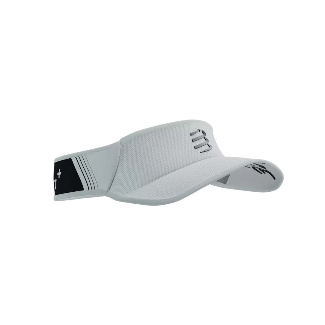 Visera Compressport Ultralight White Black