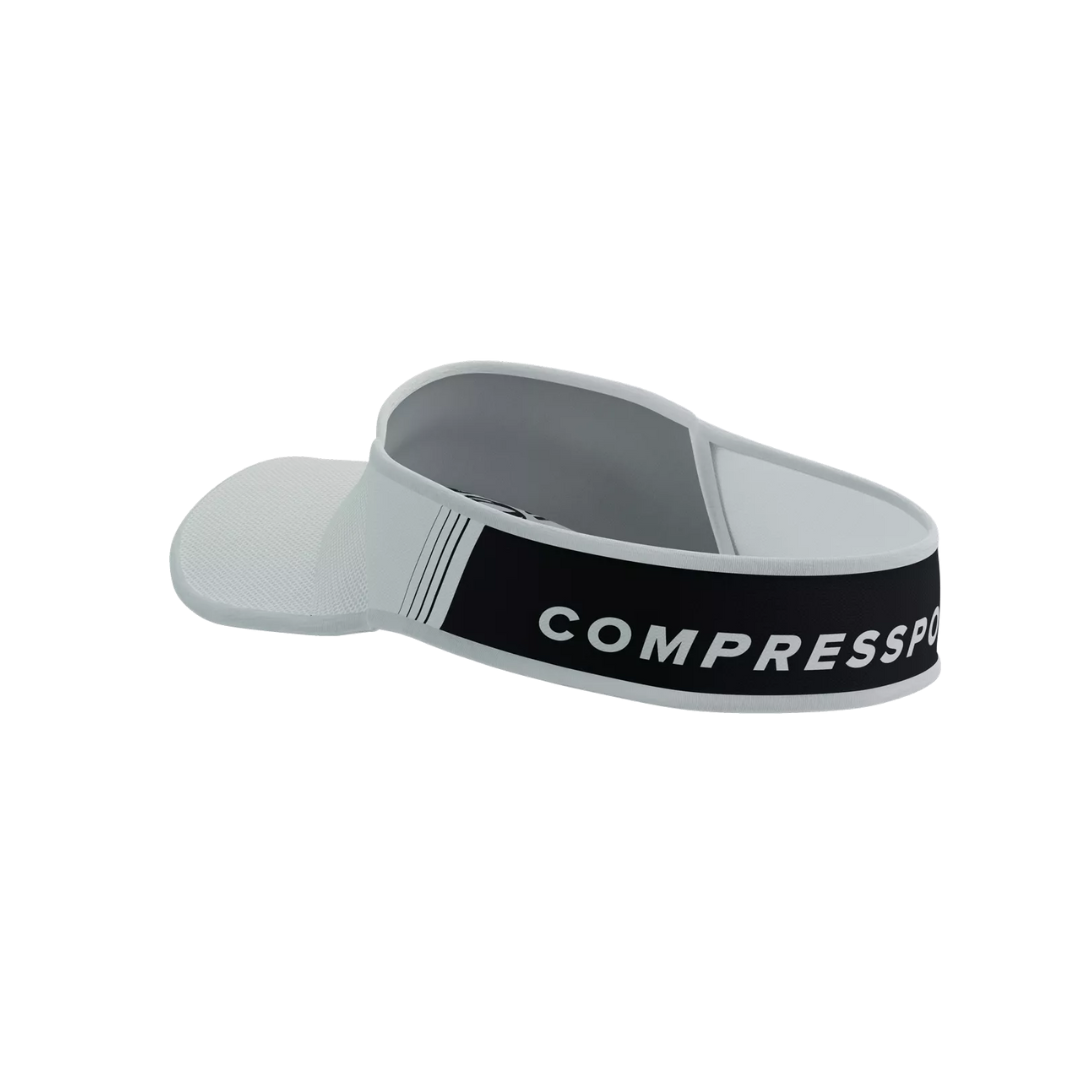 Visera Compressport Ultralight White Black