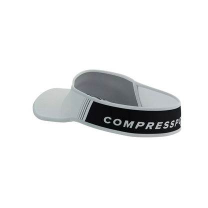 Visera Compressport Ultralight White Black