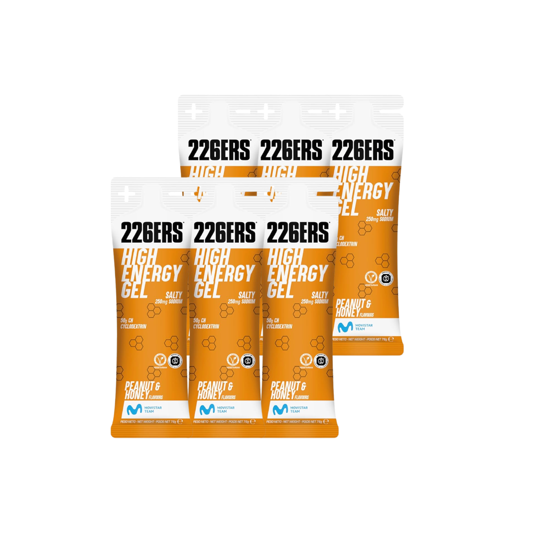 Gel Energético 226ers High Energy Maní y Miel – Pack 6 Unidades