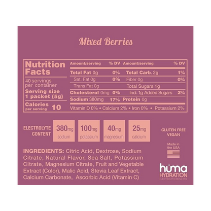 Hüma Hidratación / Sachet en Polvo / Mix x 6