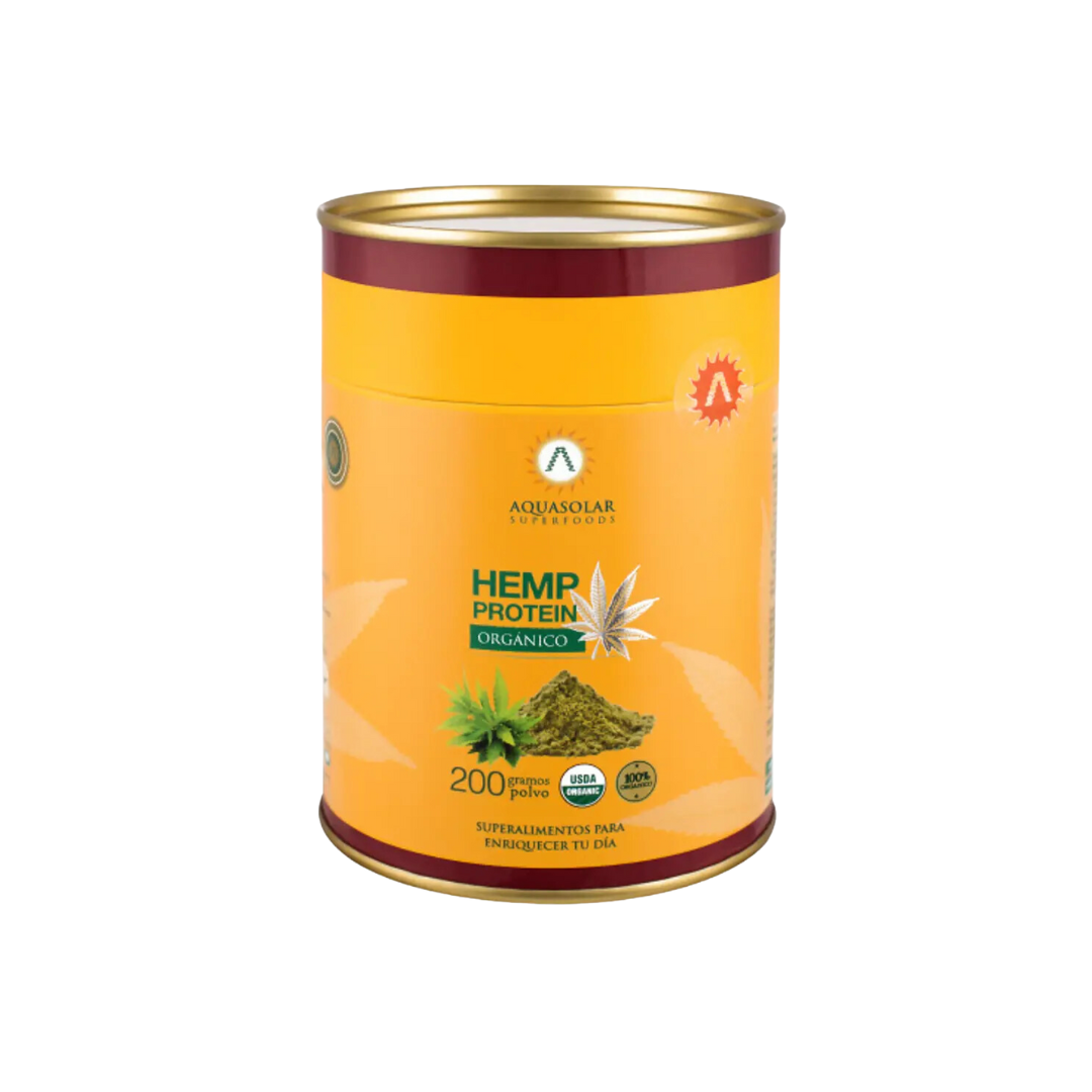 Hemp Protein Aquasolar 200gr En Polvo - Orgánica- Pack De 2