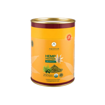 Hemp Protein Aquasolar 200gr En Polvo - Orgánica- Pack De 2