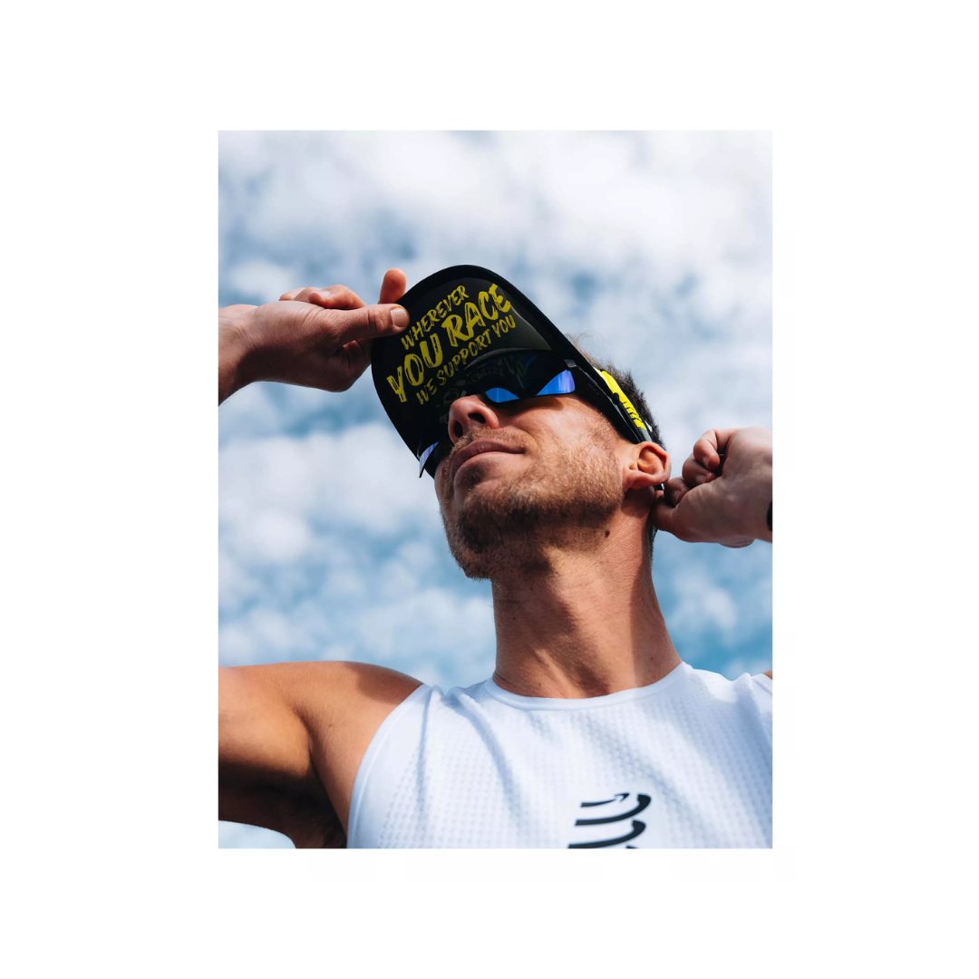 Visera Compressport Ultralight Yellow Black