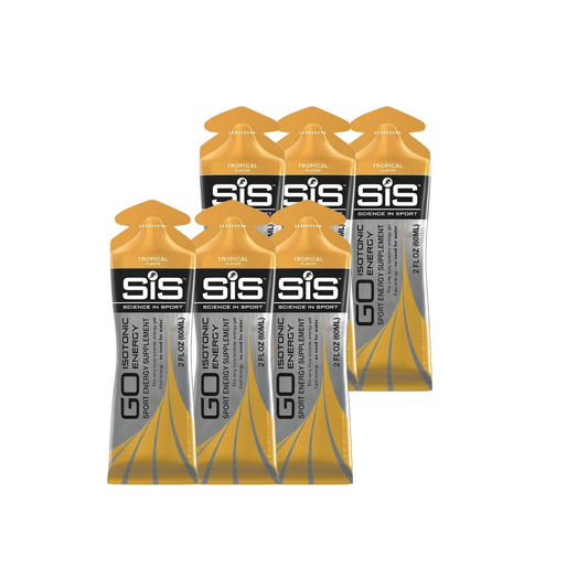 Gel Go SIS, Isotónico, Sabor Tropical (6 unidades)