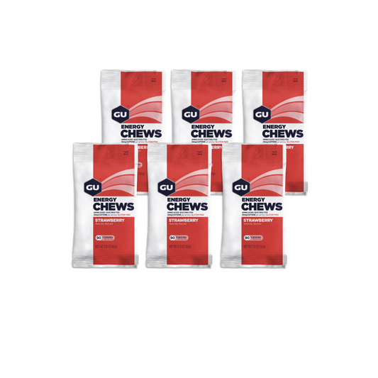 Gomitas Gu Chews Strawberry - Pack  de 6