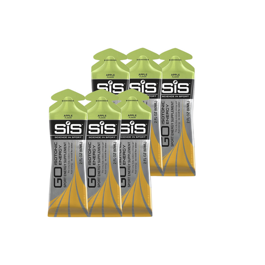 Gel Go SIS, Isotónico, Sabor Manzana (6 unidades)