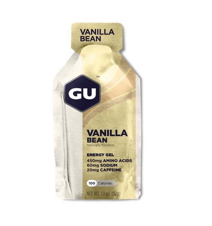Gel Energético Gu Pack 6 unidades Sabor Vainilla Bean