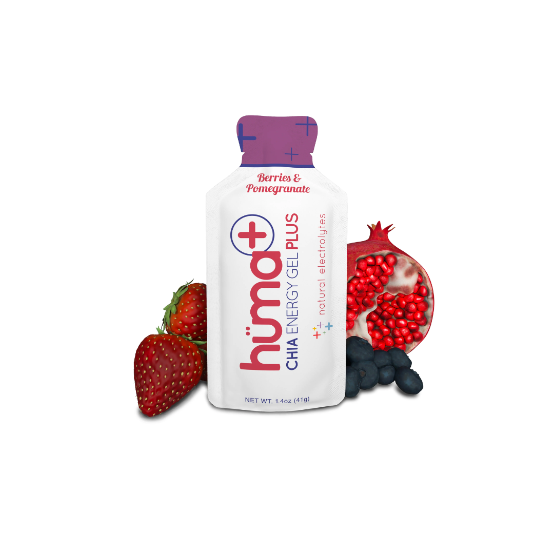 Gel Energético Hüma Berries Pomegranate - Pack de 6