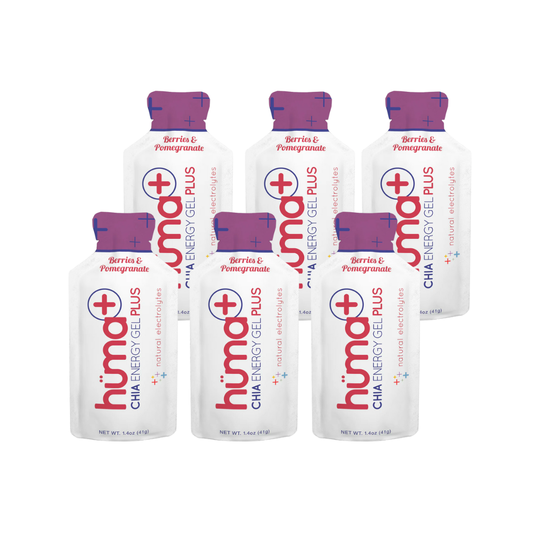 Gel Energético Hüma Berries Pomegranate - Pack de 6