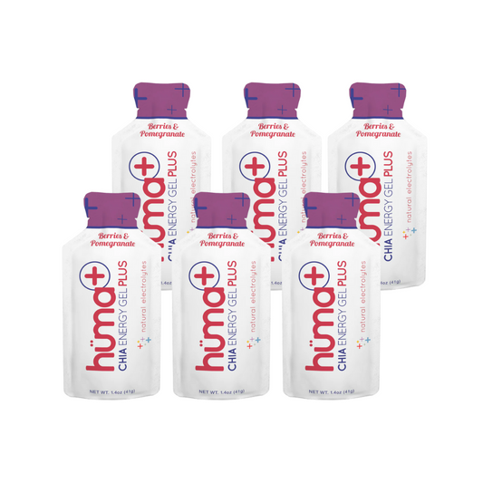 Gel Energético Hüma Berries Pomegranate - Pack de 6