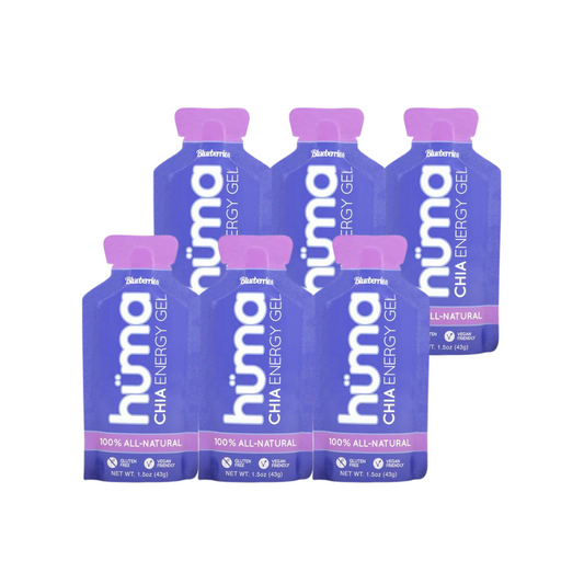 Gel Energético Hüma Blueberry - Pack de 6