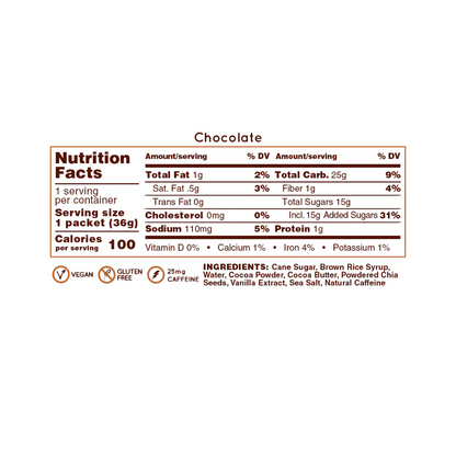Gel Energético Hüma Chocolate - Pack de 6