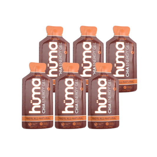 Gel Energético Hüma Chocolate - Pack de 6