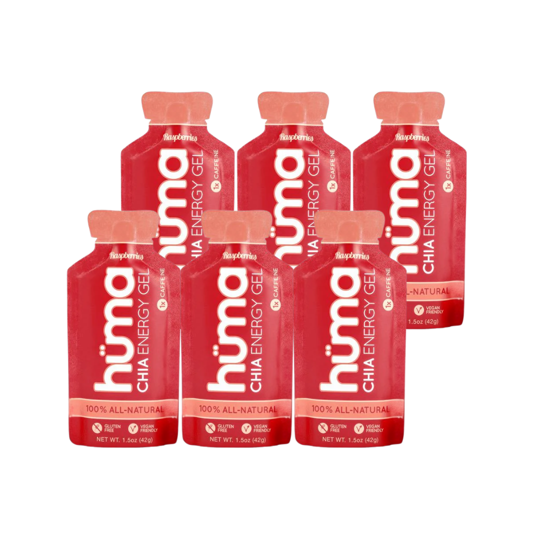 Gel Energético Hüma Frambuesa - Pack de 6