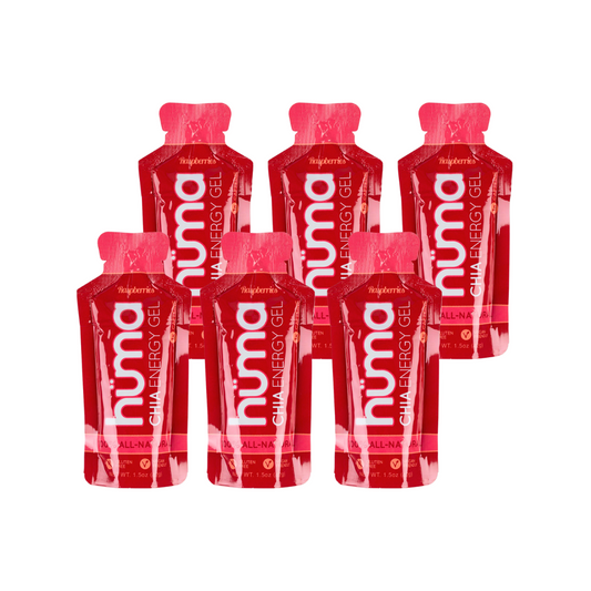 Gel Energético Hüma Frambuesa - Pack de 6