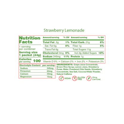 Gel Energéticos Hüma Strawberry Lima - Pack de 6