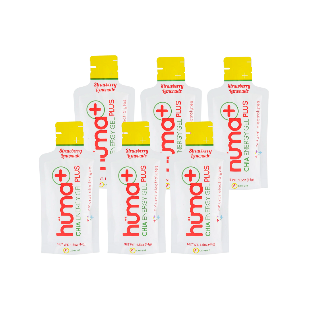 Gel Energéticos Hüma Strawberry Lima - Pack de 6