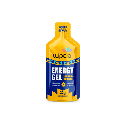 Gel Energético Plátano Coco Wipala - Pack de 6
