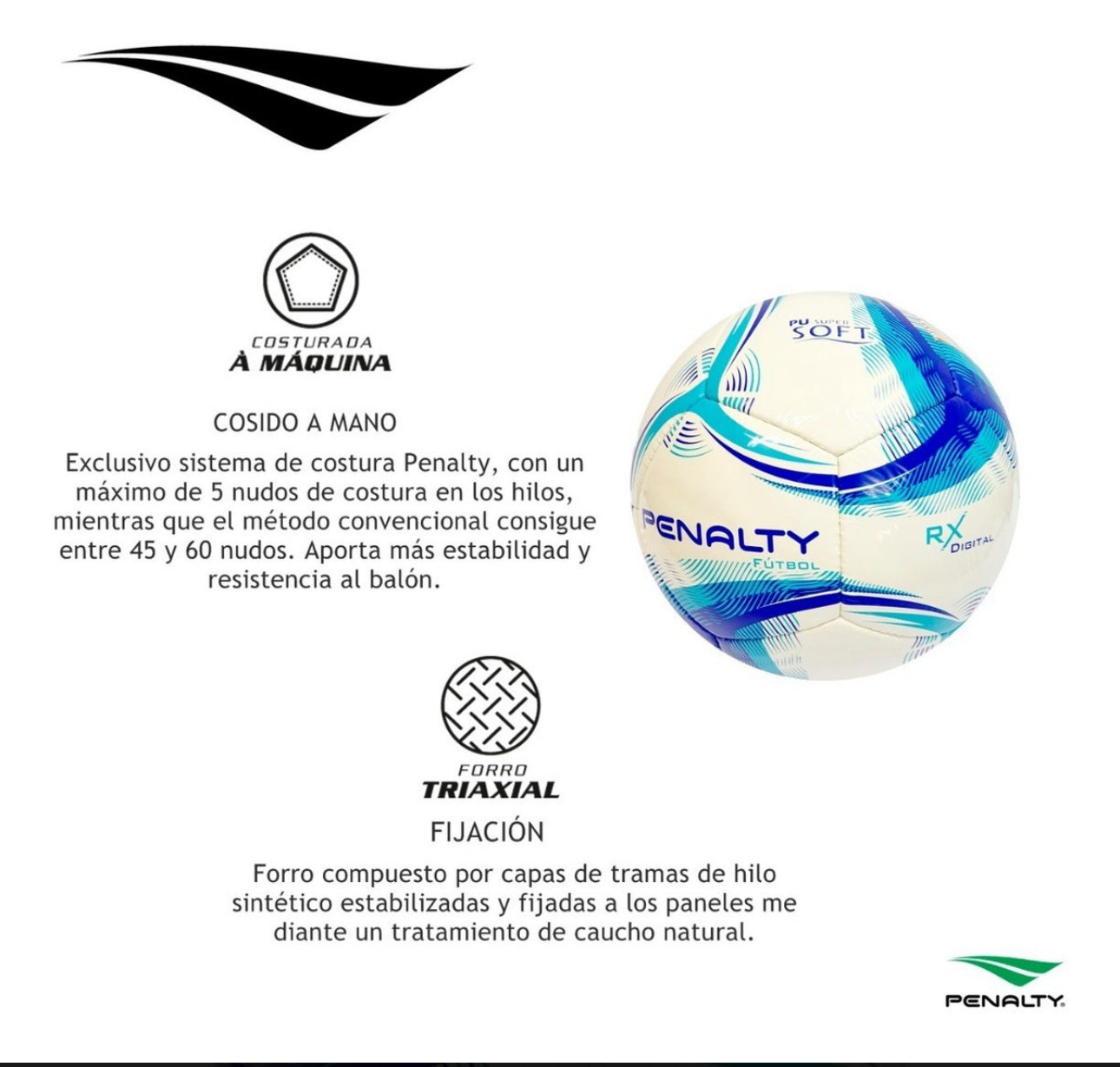 Balón de Futbolito Penalty RX Digital nº4