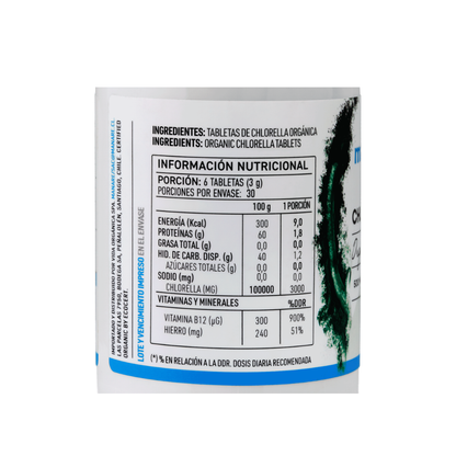 Pack Spirulina + Chlorella Orgánicas Manare | 2 Frascos