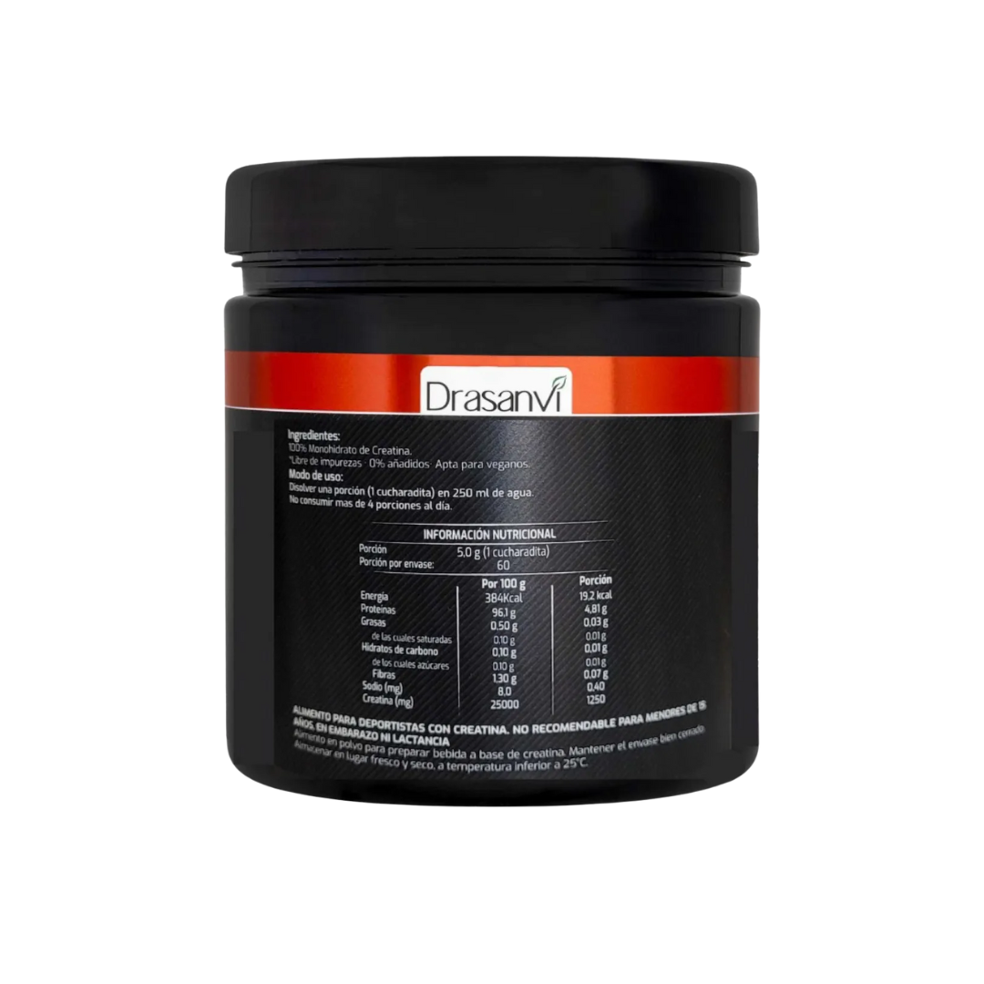 Creatina Monohidratada Drasanvi 300gr - Pack Mensual 2 Envases