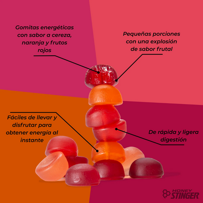 Energy Chews Honey Stinger Variedades - Pack 6 Unidades
