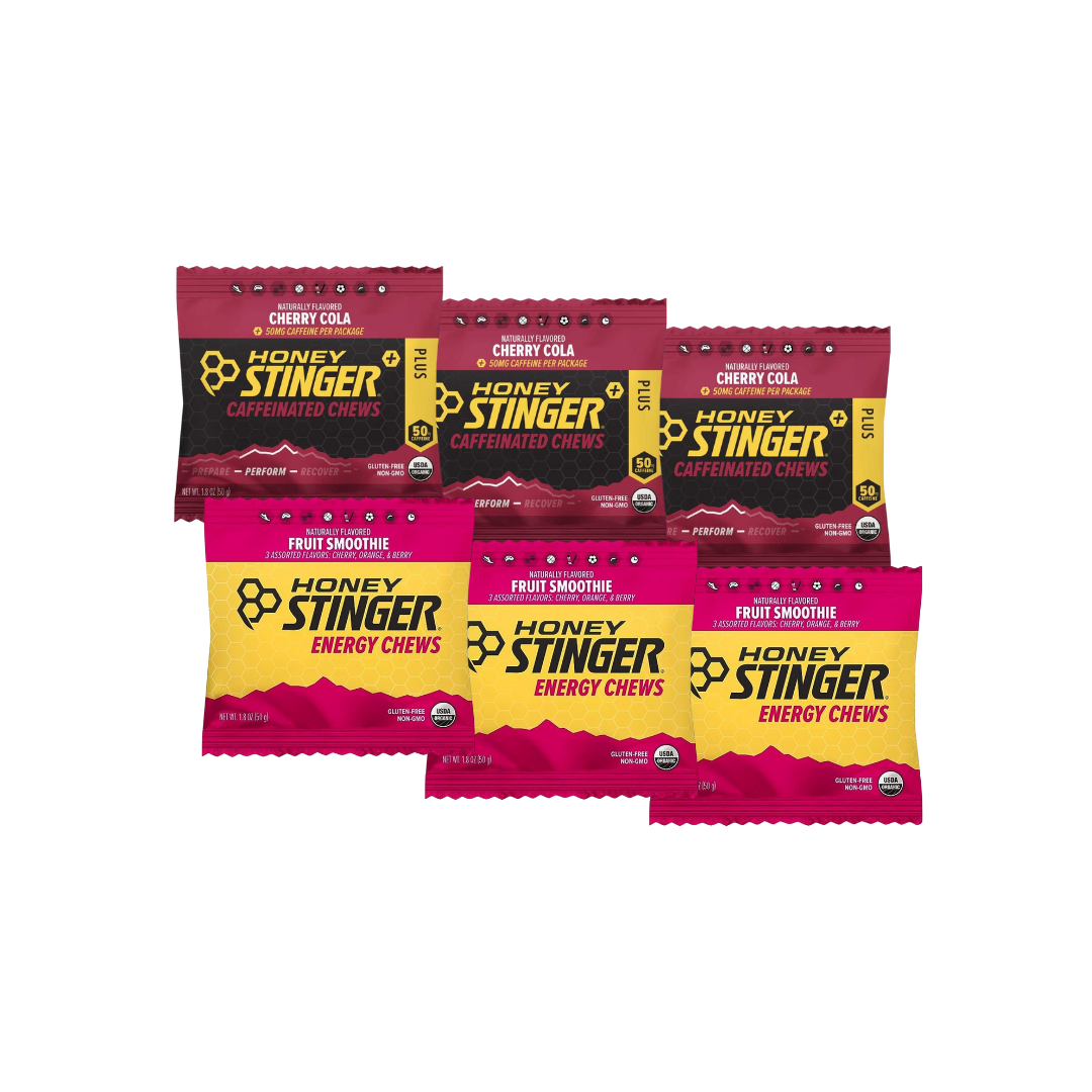 Energy Chews Honey Stinger Variedades - Pack 6 Unidades