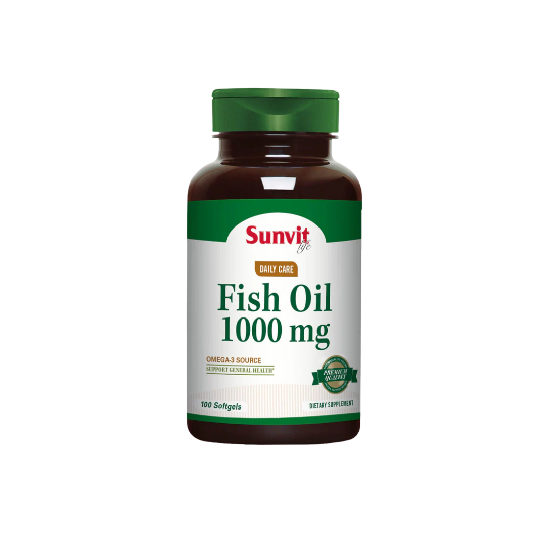 Fish Oil 1000mg Sunvit | Pack 2 Frascos