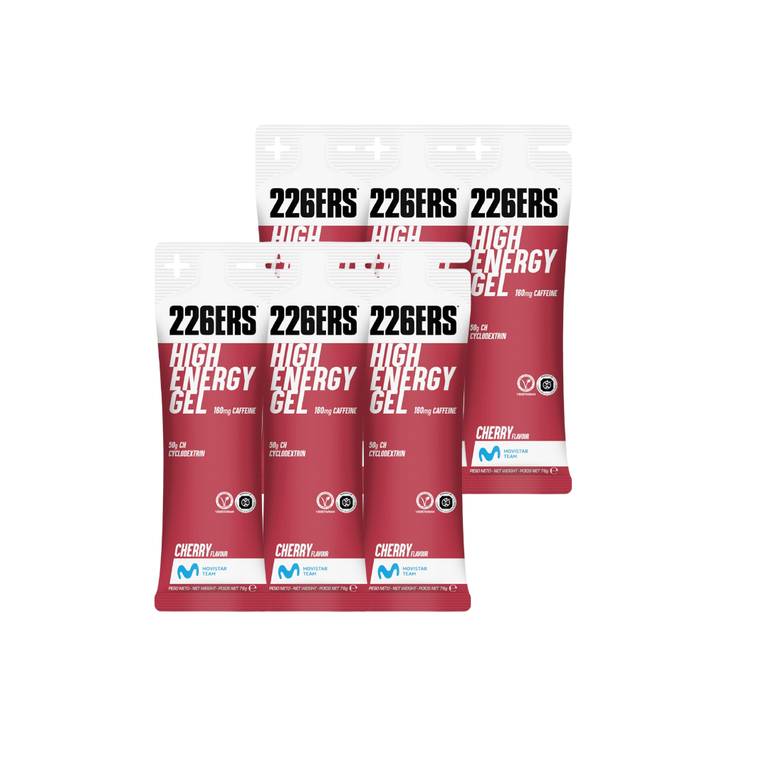 Gel Energético 226ers High Energy Cherry – Pack 6 Unidades