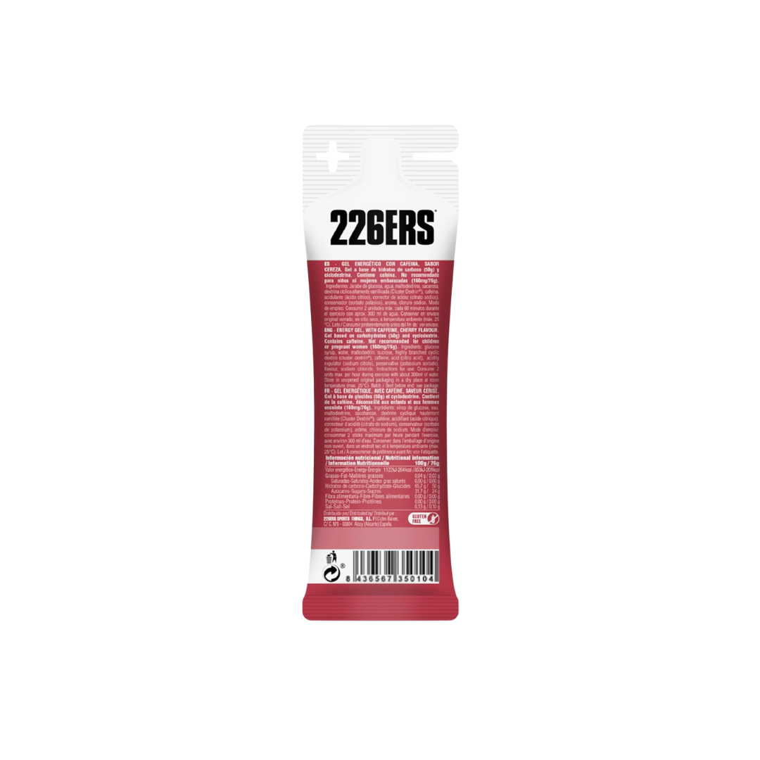 Gel Energético 226ers High Energy Cherry – Pack 6 Unidades