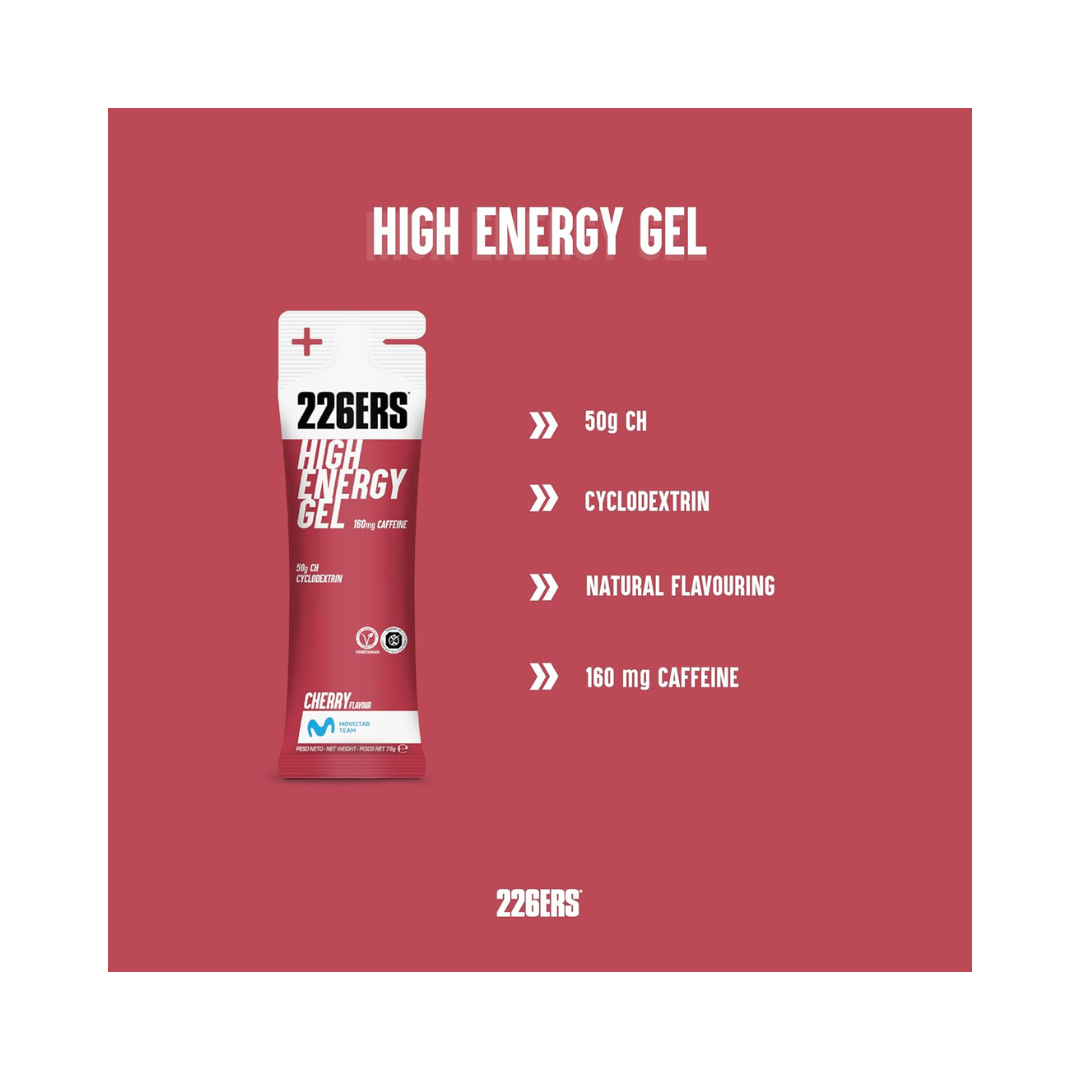 Gel Energético 226ers High Energy Cherry – Pack 6 Unidades